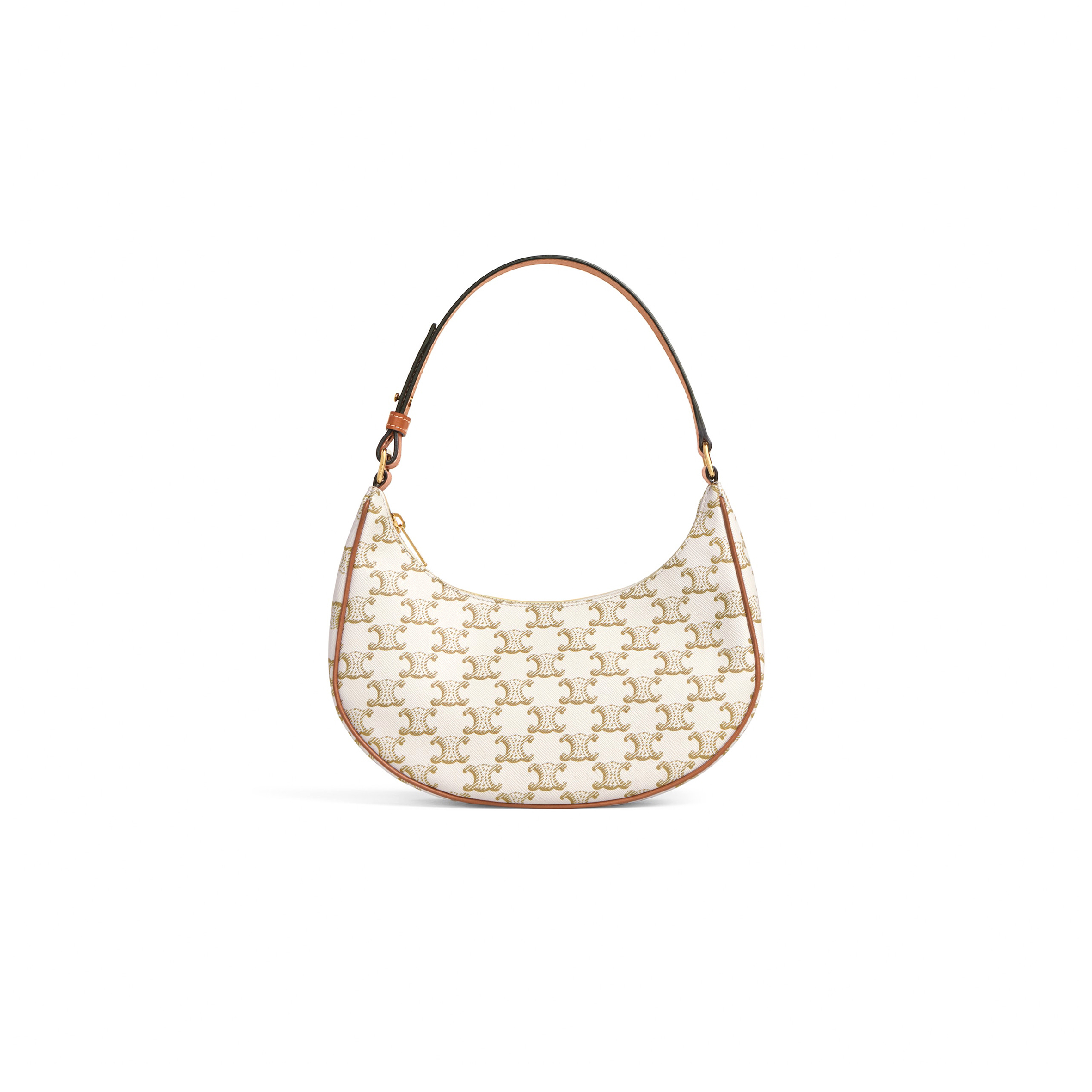 Ce**e ava bag in triomphe canvas and calfskin 193952bzj.01bc (23*14*7cm)